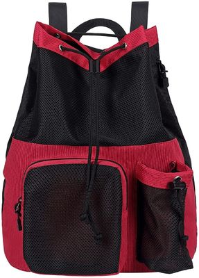 Akzeptable OEM/ODM Bow Pattern Mesh Gym Rucksack für Schwimmbad Beach Yoga Arbeitsgeräte