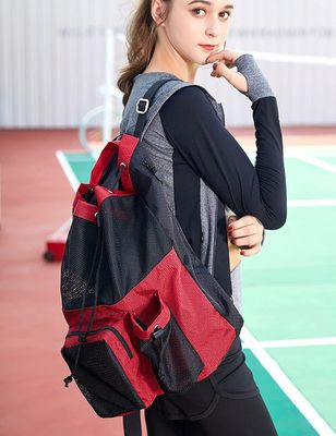 Akzeptable OEM/ODM Bow Pattern Mesh Gym Rucksack für Schwimmbad Beach Yoga Arbeitsgeräte