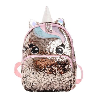 Custom Logo Regenbogen Glitter Schultaschen für Jugendliche Mädchen Neueste Mode