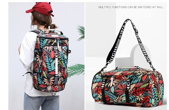 Blumenmuster Bagpack für Frauen Fitnessbeutel für Aktivitäten im Freien und Reisen