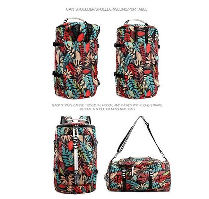 Blumenmuster Bagpack für Frauen Fitnessbeutel für Aktivitäten im Freien und Reisen