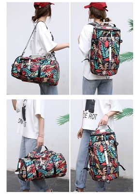 Blumenmuster Bagpack für Frauen Fitnessbeutel für Aktivitäten im Freien und Reisen