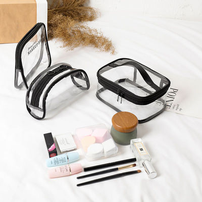 Durchsichtige Tasche mit mittlerer Größe für Toilettenartikel und Schönheitsartikel