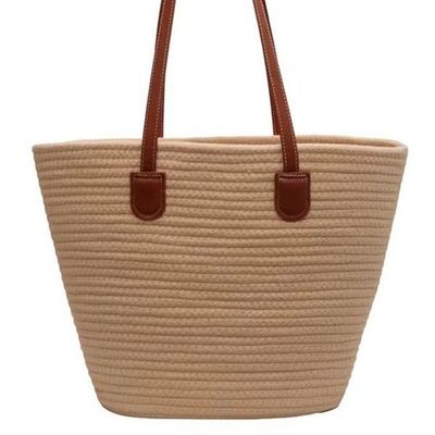 Handgewebter Natur-Tote Strohbeutel Die perfekte Kombination aus Stil und Funktion