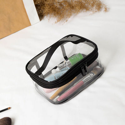 Durchsichtige Tasche mit mittlerer Größe für Toilettenartikel und Schönheitsartikel