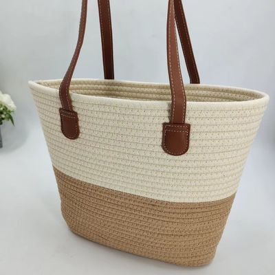 Handgewebter Natur-Tote Strohbeutel Die perfekte Kombination aus Stil und Funktion