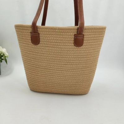 Handgewebter Natur-Tote Strohbeutel Die perfekte Kombination aus Stil und Funktion