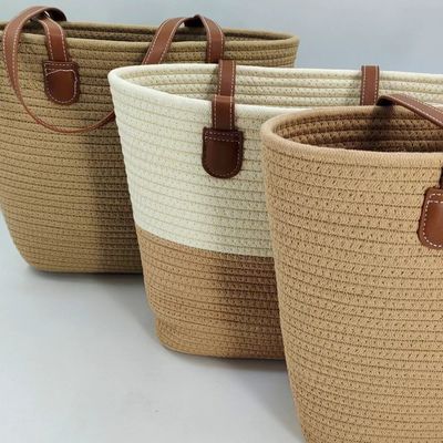 Handgewebter Natur-Tote Strohbeutel Die perfekte Kombination aus Stil und Funktion