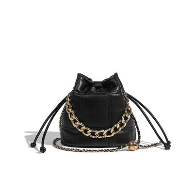 2024 Design Mode Leder Kreuz Körper Eine Schulter Kleine Tasche Eimer Tasche für Frauen