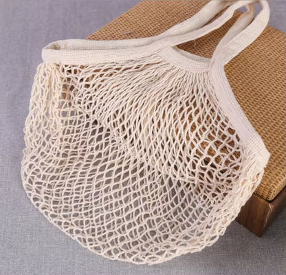Wiederverwendbare Baumwollnetz-Tote-Tasche für Obst und Gemüse