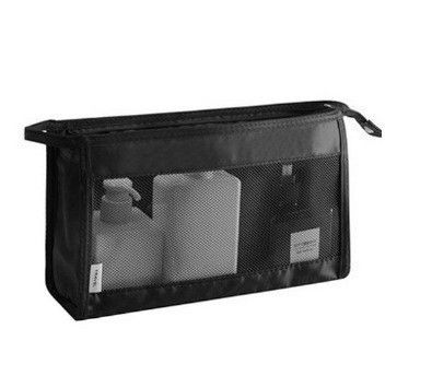 Maschen-Kosmetik-Tasche Reise-Portable Storage Organisator Toilettenbeutel Leere Make-up-Tasche