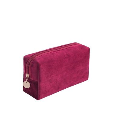 Soft-Loop-Stil Samt Tasche für benutzerdefinierte Make-up und personalisierte Brautjungfer Geschenke