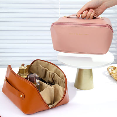 Leinwand Kosmetik Tasche Wasserdicht Mode Reise Lagerung Frau Make-up-Kase mit Reißverschluss