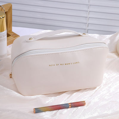 Leinwand Kosmetik Tasche Wasserdicht Mode Reise Lagerung Frau Make-up-Kase mit Reißverschluss