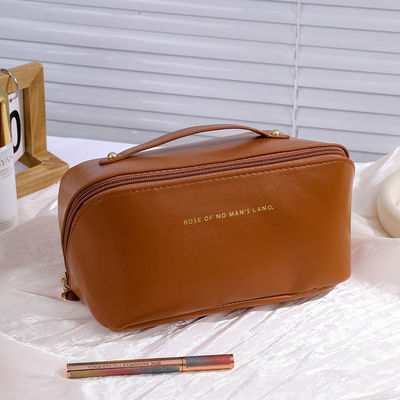 Leinwand Kosmetik Tasche Wasserdicht Mode Reise Lagerung Frau Make-up-Kase mit Reißverschluss
