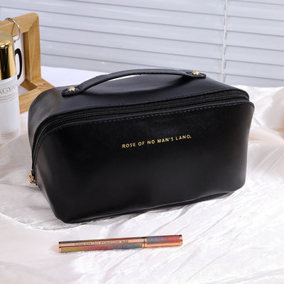 Leinwand Kosmetik Tasche Wasserdicht Mode Reise Lagerung Frau Make-up-Kase mit Reißverschluss