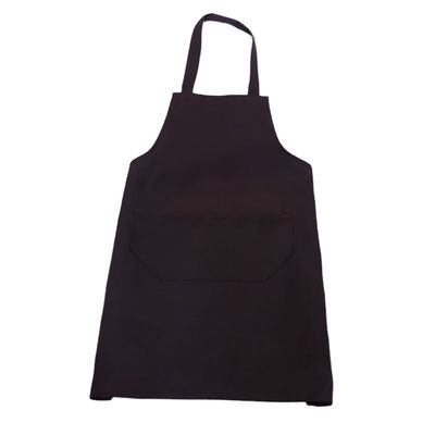 Schwarze Baumwoll-Polyester-Wasserdichte Küchenschürze für das tägliche Leben