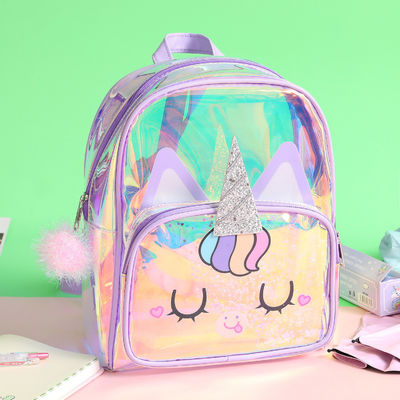 Akzeptabel OEM/ODM Klar Rucksack Süßes Einhorn Kindergarten Kinder Tasche Kleiner Rucksack für Jungen Mädchen
