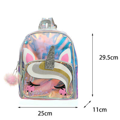 Akzeptabel OEM/ODM Klar Rucksack Süßes Einhorn Kindergarten Kinder Tasche Kleiner Rucksack für Jungen Mädchen