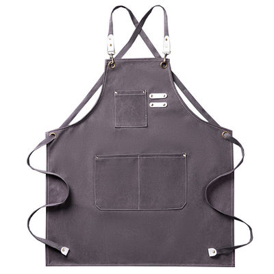 Uniform Typ Kellner Personal Custom Leinwand Küchenchef Baumwolle Unisex Schürze für Küchenbar Arbeit