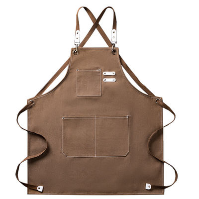 Uniform Typ Kellner Personal Custom Leinwand Küchenchef Baumwolle Unisex Schürze für Küchenbar Arbeit
