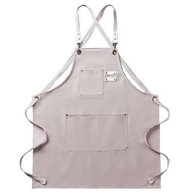 Uniform Typ Kellner Personal Custom Leinwand Küchenchef Baumwolle Unisex Schürze für Küchenbar Arbeit
