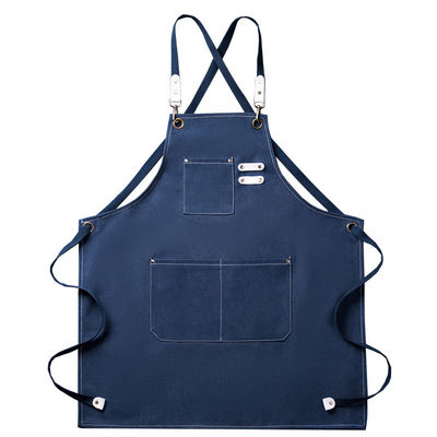 Uniform Typ Kellner Personal Custom Leinwand Küchenchef Baumwolle Unisex Schürze für Küchenbar Arbeit