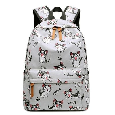 Schultasche Kinder Nylon Kindergarten Zeichentrickfilm Tier Rucksack mit verstellbaren Gurten