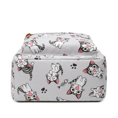 Schultasche Kinder Nylon Kindergarten Zeichentrickfilm Tier Rucksack mit verstellbaren Gurten