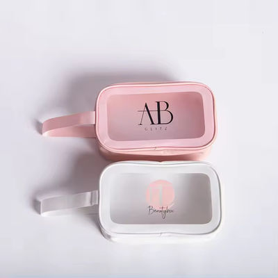 Wasserdichte Frostbeutel mit benutzerdefiniertem Logo Druckmodenkosmetische Tasche PVC-Tasche Make-up-Tasche