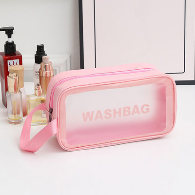 Wasserdichte Frostbeutel mit benutzerdefiniertem Logo Druckmodenkosmetische Tasche PVC-Tasche Make-up-Tasche