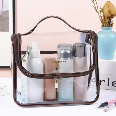 Einkaufsgüter Transparente Schönheit Reise Toilettenartikel PVC-Kostüm Kosmetiktasche für Reisen