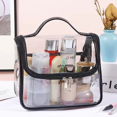 Einkaufsgüter Transparente Schönheit Reise Toilettenartikel PVC-Kostüm Kosmetiktasche für Reisen