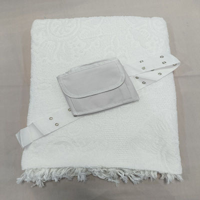 Zusammengestellte Kleidungsgegenstände Freigröße Ihram Hajj und Umrah mit Gürteln für muslimische Männer
