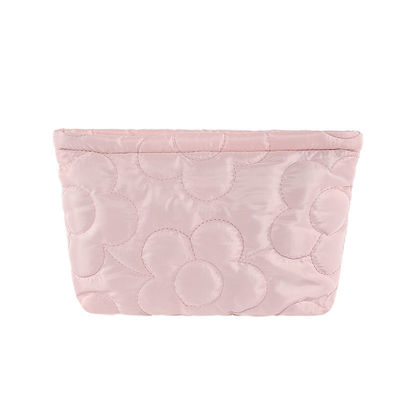 Wasserdichtes Make-up-Stoffbeutel Puffer Gequilte Nylon-Kosmetikbeutel für Reisetücher