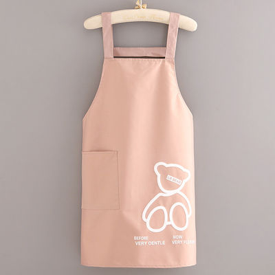 Alltägliche Schürze mit Custom Logo Taschen wasserdichte Polyester Baumwolle Küchenchef Schürze