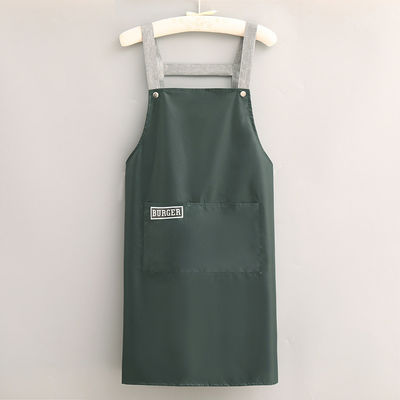 Custom Logo Baumwolle Polyester Chef Koch Schürze für das tägliche Leben in Cafés Restaurants Küche