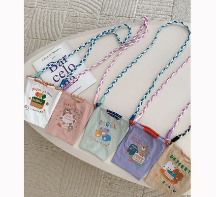 Neueste Modische Ausgezeichnete Bären Stickerei Handtasche Mini Tote Handy Tasche OEM / ODM