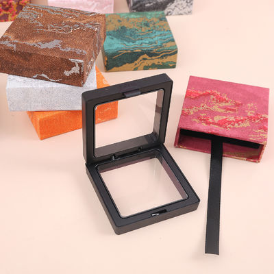 Customized Farbe PVC Film Schmuck Verpackung Box für Armband Halskette Ring Uhr Geschenk