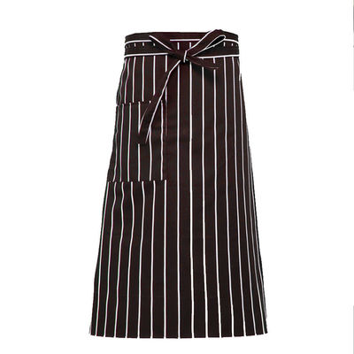 Custom Logo Druck Polyester Twill Baumwolle Kaffeefolie Schürze für Männer und Frauen