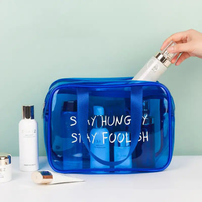 Persönliche Logo-Kleine wasserdichte Make-up-Taschen mit Reißverschluss für modische Toilettenartikel