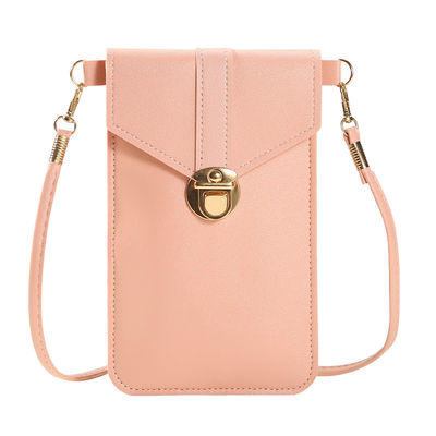 Alltagsleben Kleine Crossbody-Telefontasche mit individuellem Logo und Nackengurt