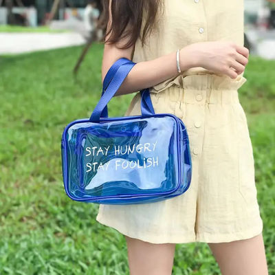 Persönliche Logo-Kleine wasserdichte Make-up-Taschen mit Reißverschluss für modische Toilettenartikel