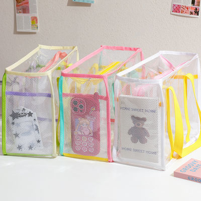Durchsichtige PVC-Tote-Tasche, klare Süßigkeiten, Farben, U-förmige Handtasche für Frauen