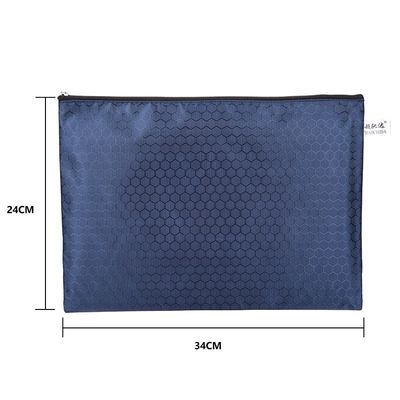Farbenfrohe wasserdichte Fußball-Plattform-Polyester-Datei-Tasche Papierspeicher-Tasche mit Tasche