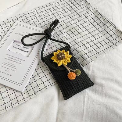 Gewebte Tasche Blume Schulter Crossbody Damen Tasche für maßgeschneiderte Farbe und Strandurlaub