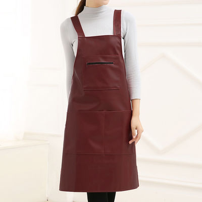 Custom Logo Leder Schürze für Chef Stylist Grill Restaurant Bar und Cafés Langlebig