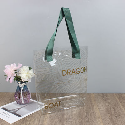 Neueste modische PVC-Tasche mit Logo-Riegel für Shopping und Strand