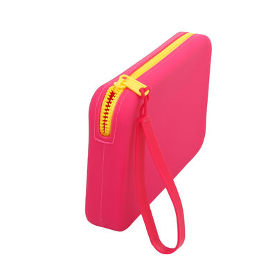 Digitale Produktion Lagertasche mit Logo Wasserdichte Kosmetiktasche Silikon Make-up-Bürste