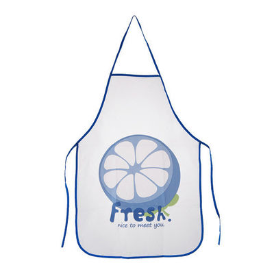 Custom LOGO Druckte Küchenschürze mit individueller Farbe und wasserdichtem PE-Gewebe
